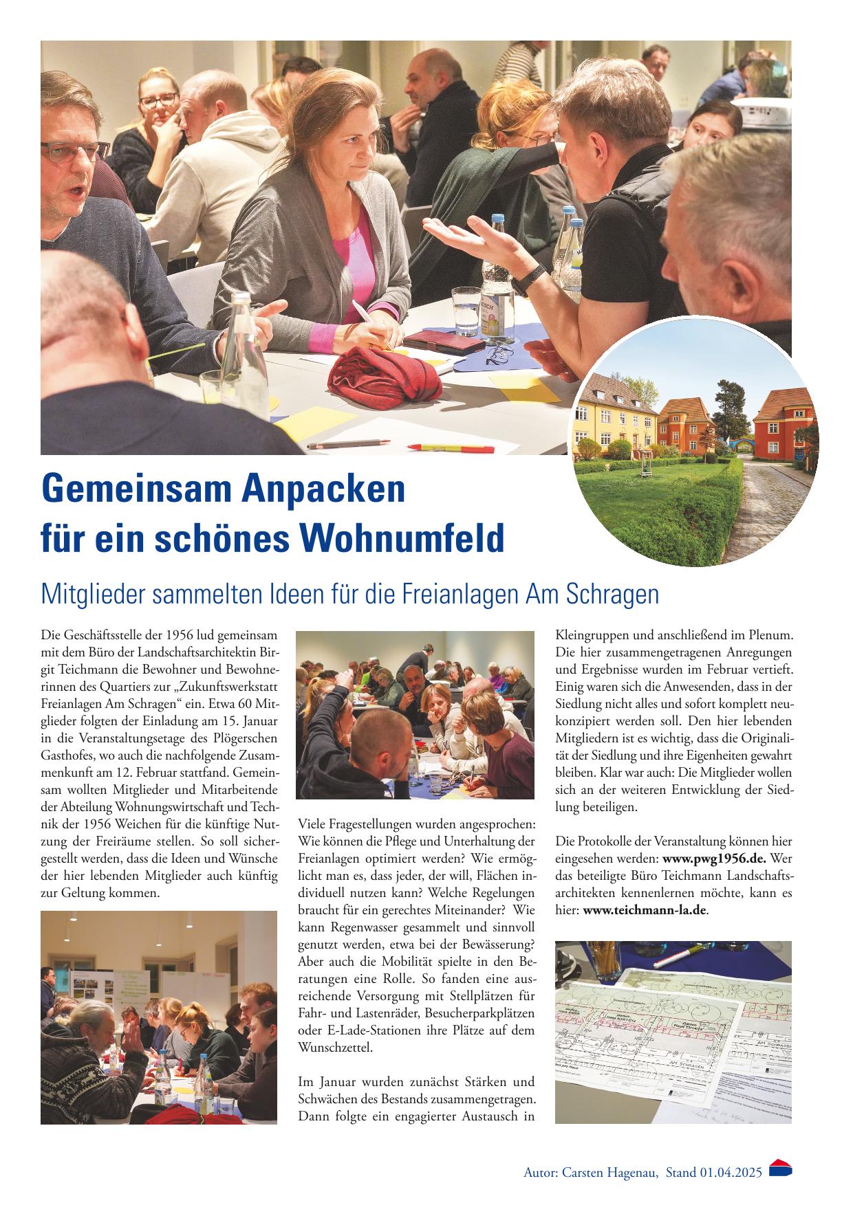 Workshop - Am Schragen 