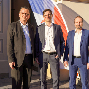 Begrüßung der Gäste durch den Vorstand